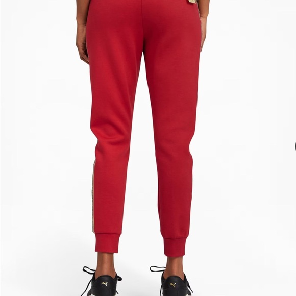 PUMA x MICHAEL LAU Women’s Pants Sz Medium Red - Picture 3 of 11
